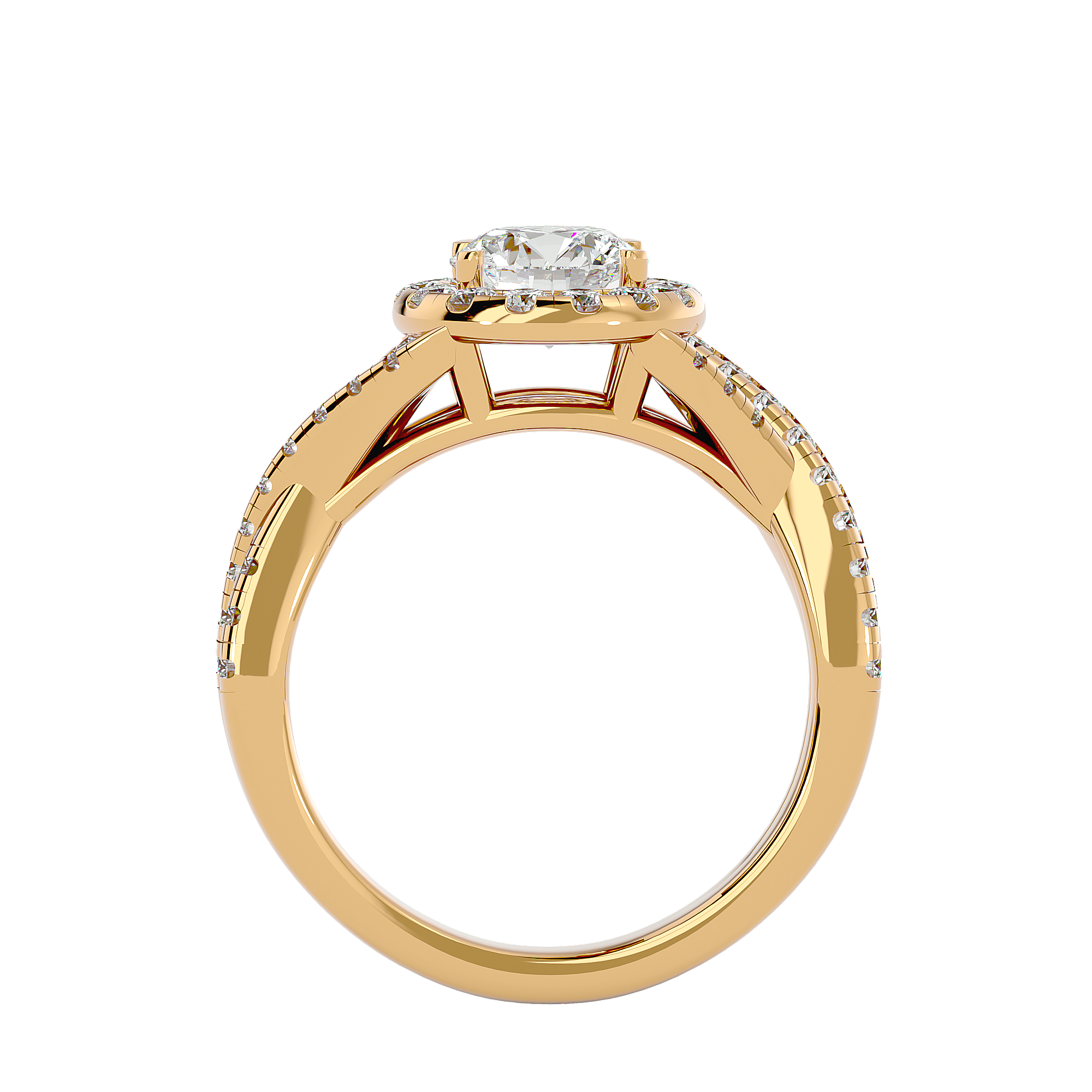 Janessa Diamond Halo Ring