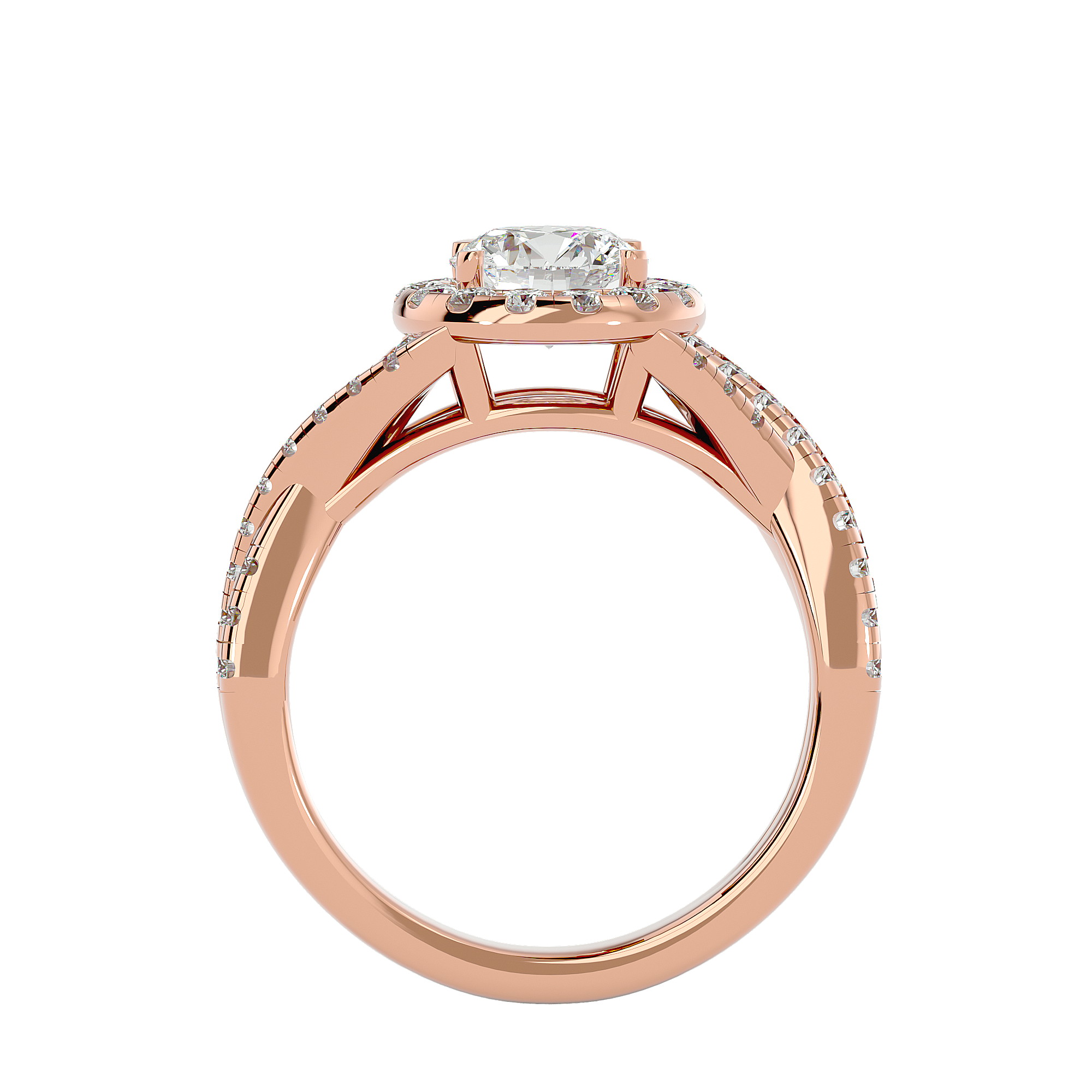 Janessa Diamond Halo Ring