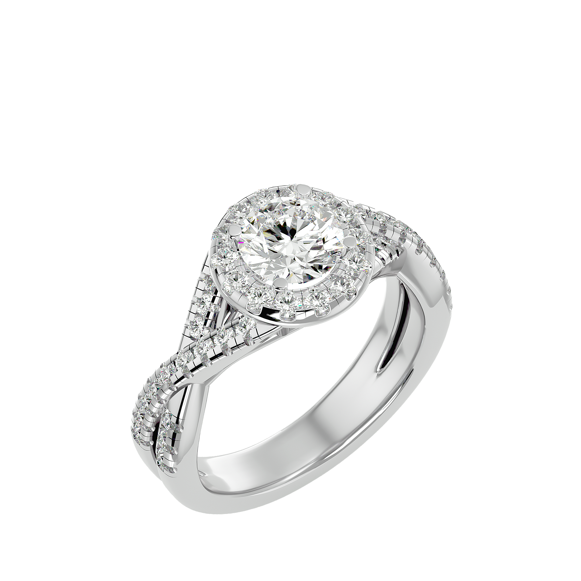 Janessa Diamond Halo Ring