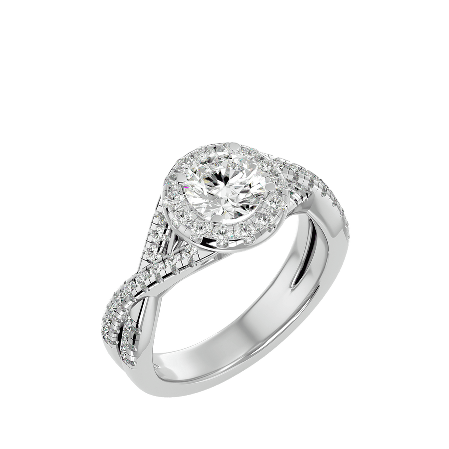 Janessa Diamond Halo Ring