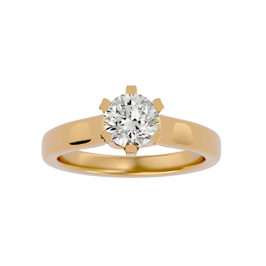 Leah Single Solitaire Ring