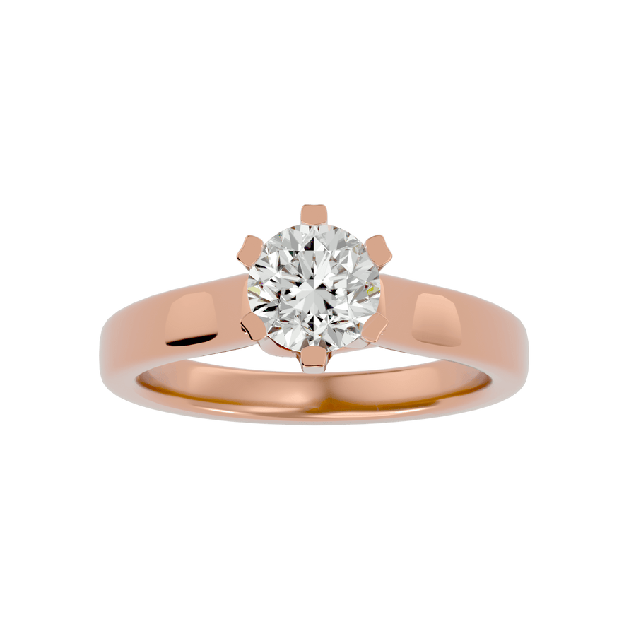Leah Single Solitaire Ring