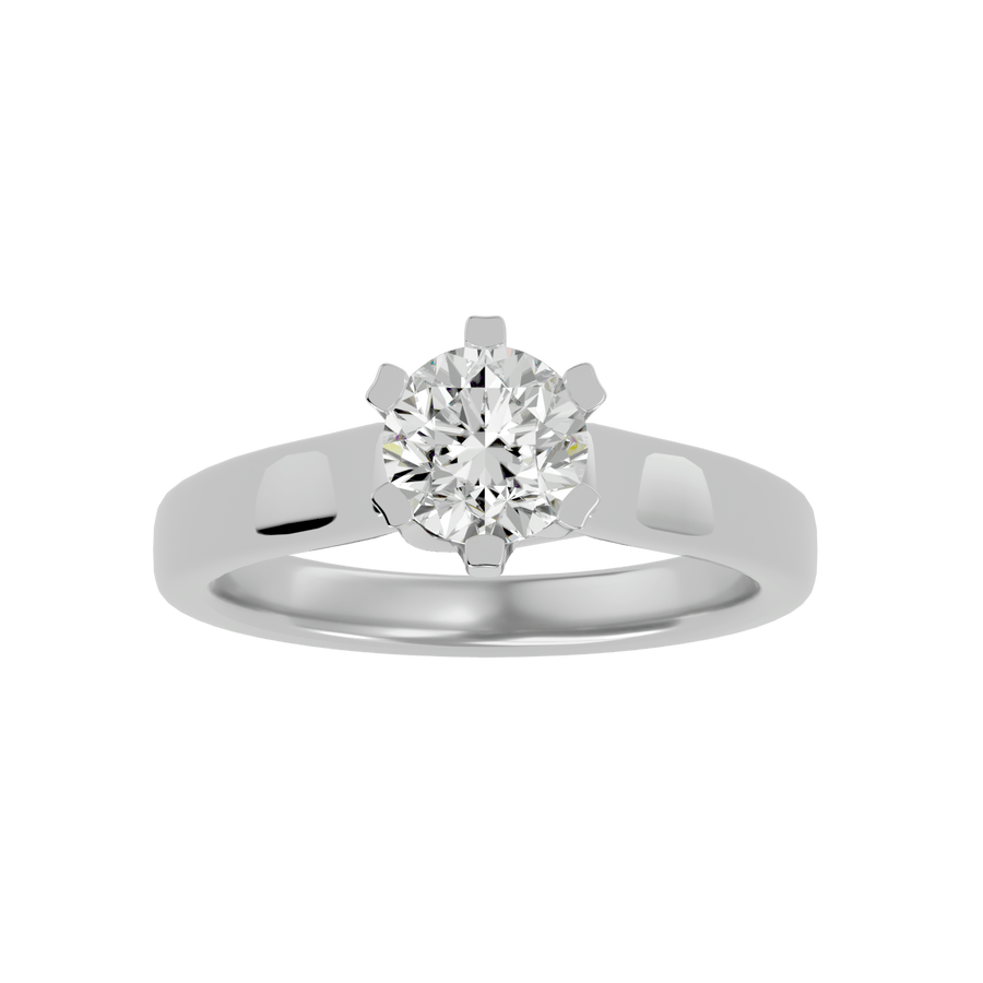 Leah Single Solitaire Ring