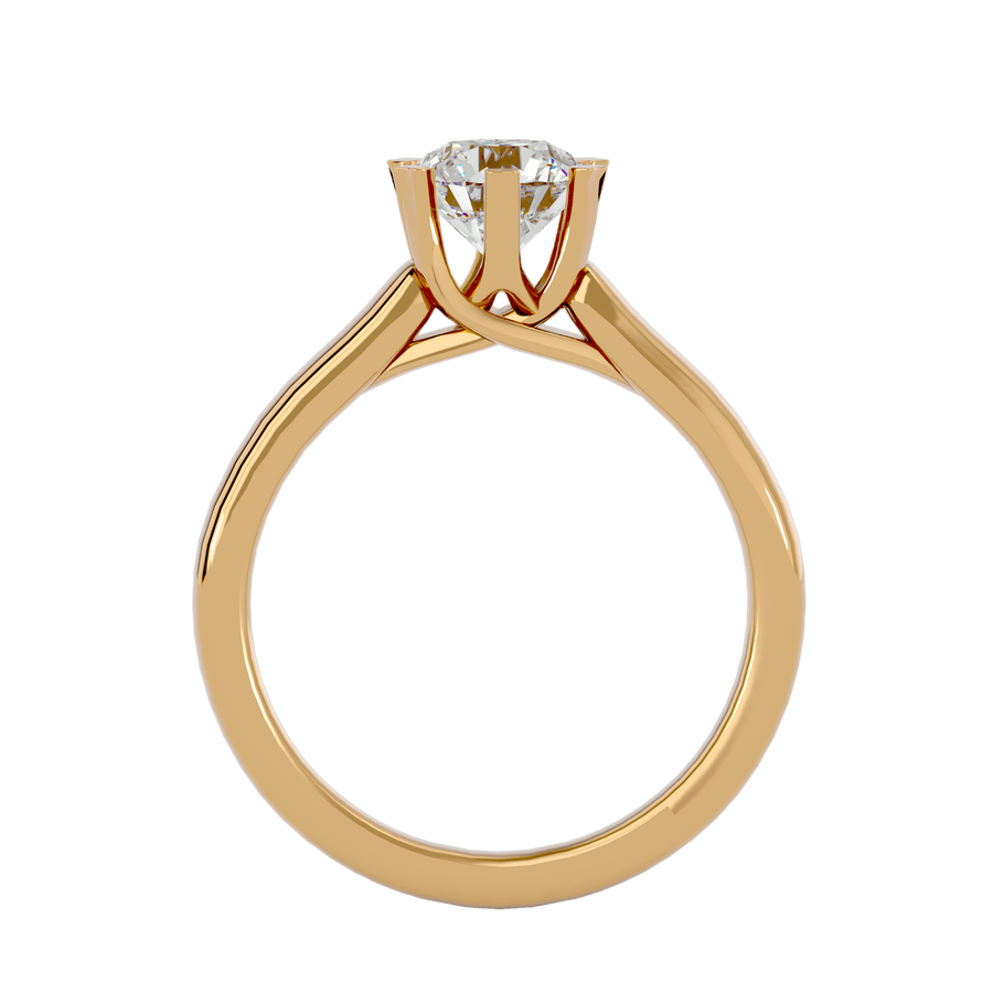 Leah Single Solitaire Ring