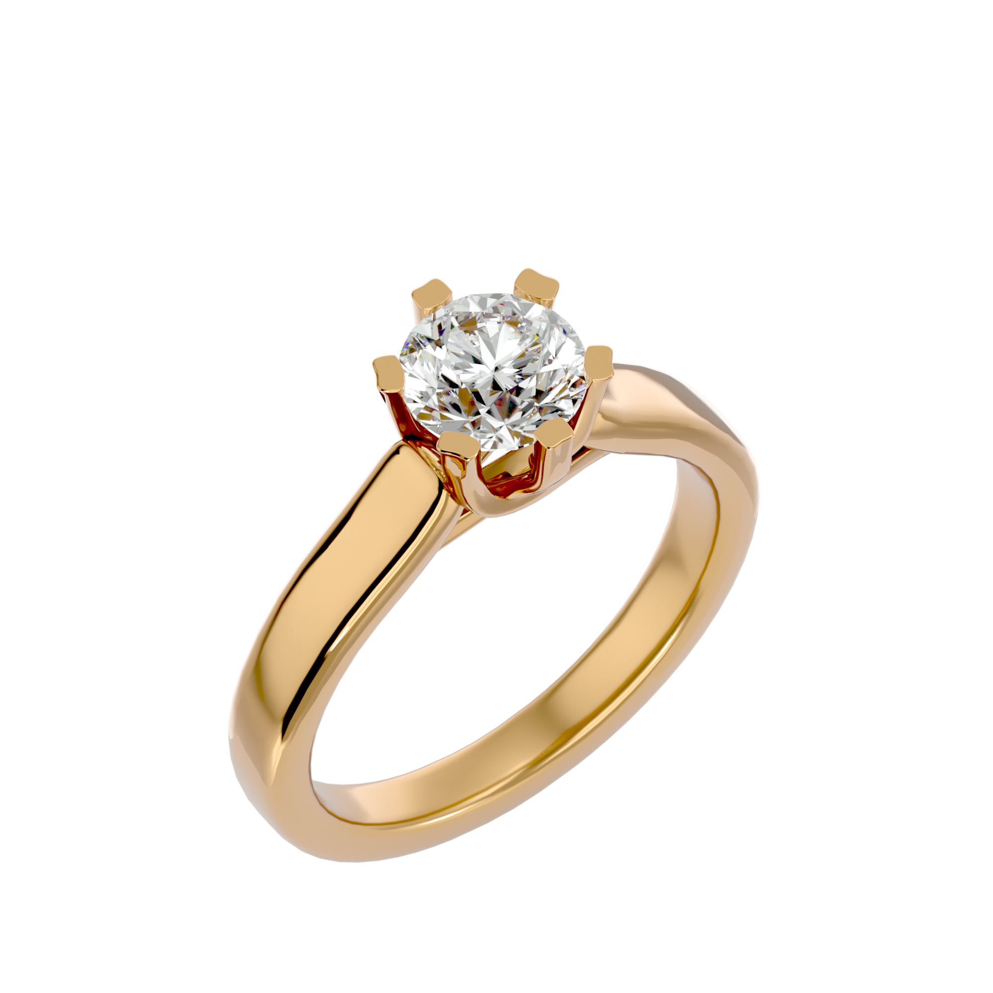 Leah Single Solitaire Ring