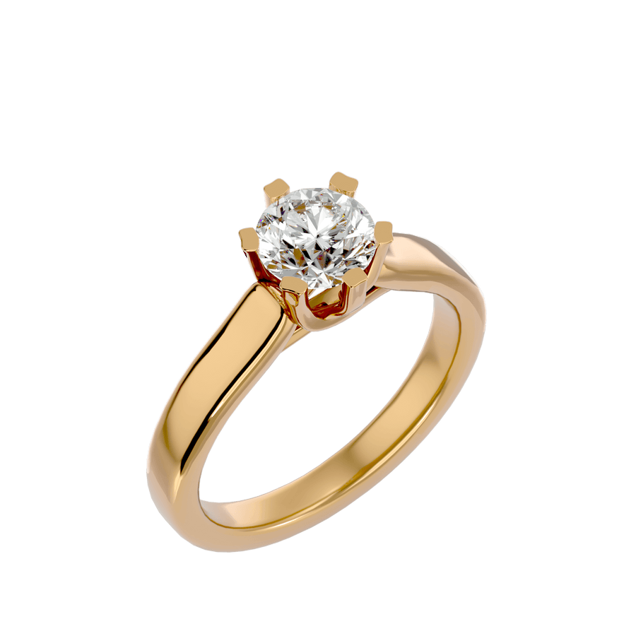 Leah Single Solitaire Ring