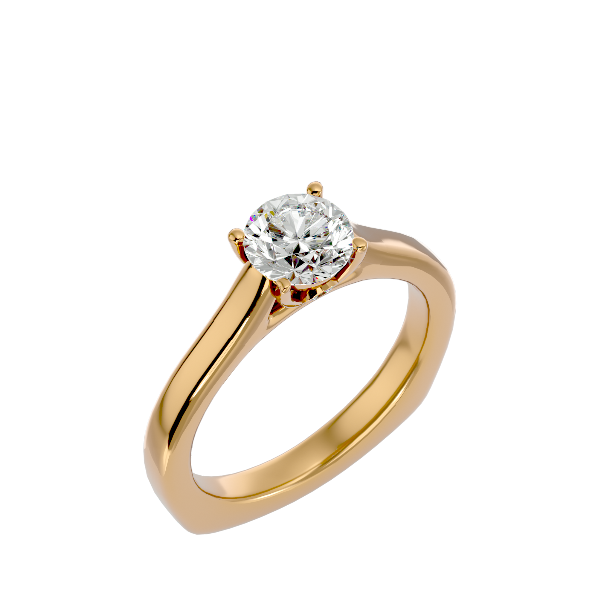 Primrose Single Solitaire Ring