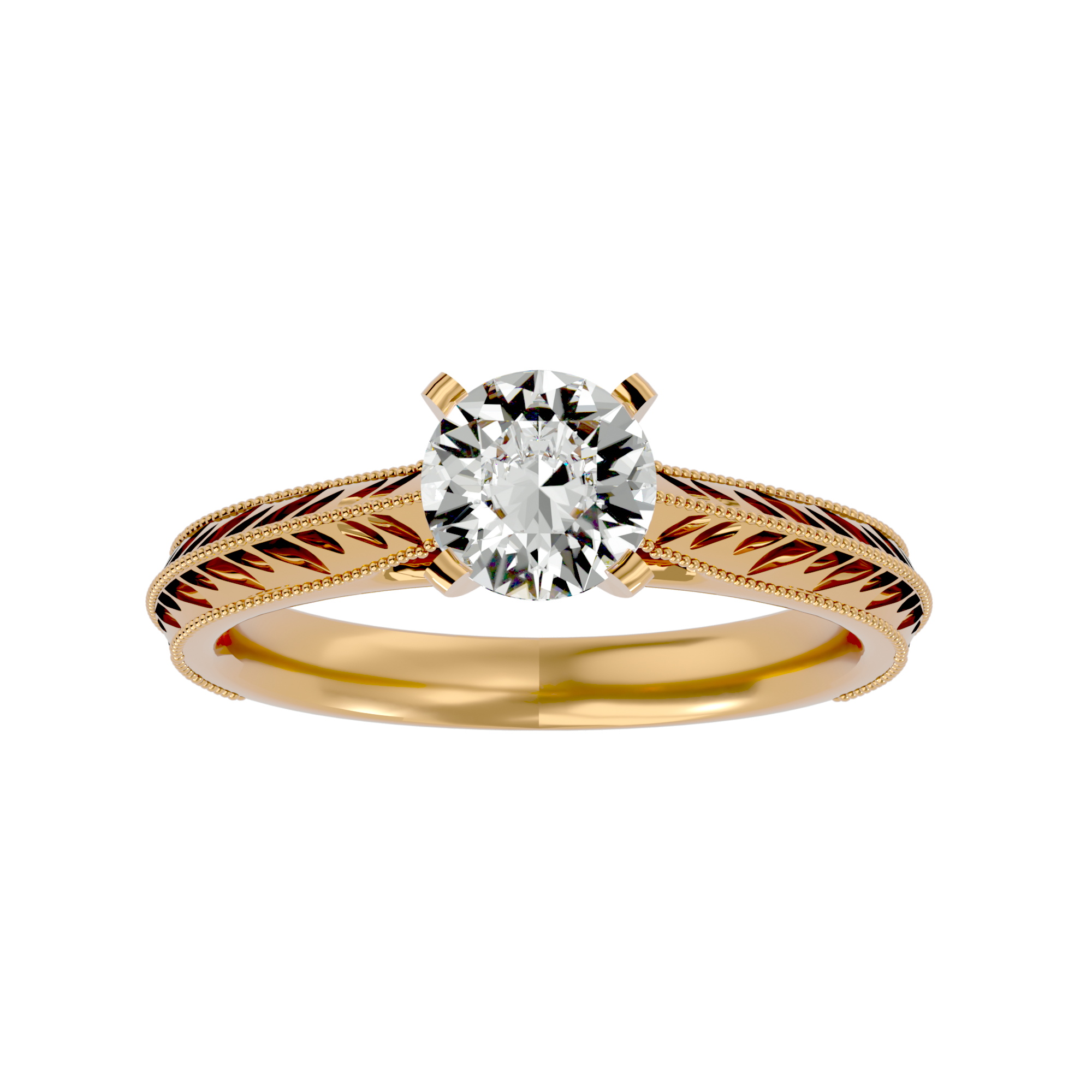 Poppy Single Solitaire Ring