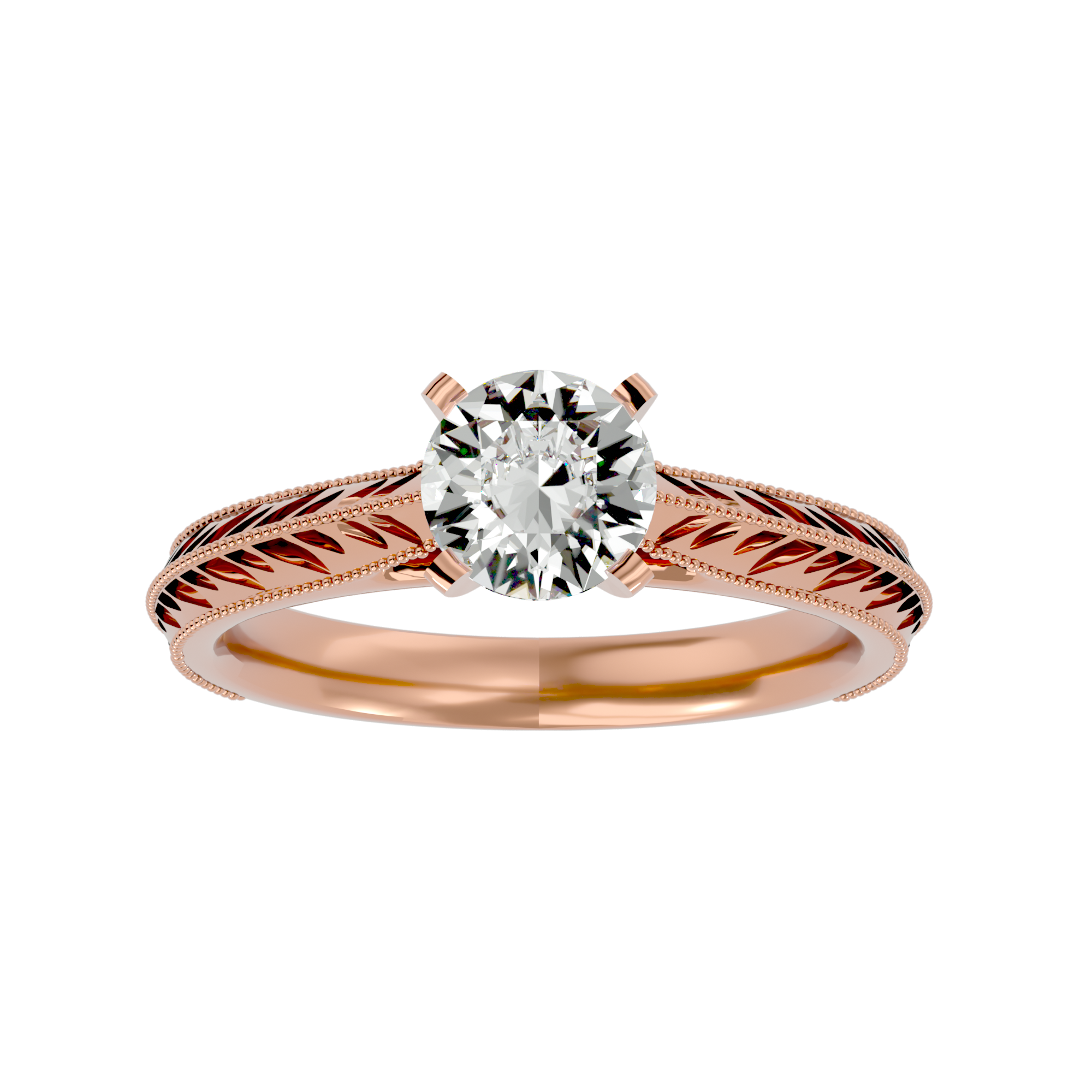 Poppy Single Solitaire Ring