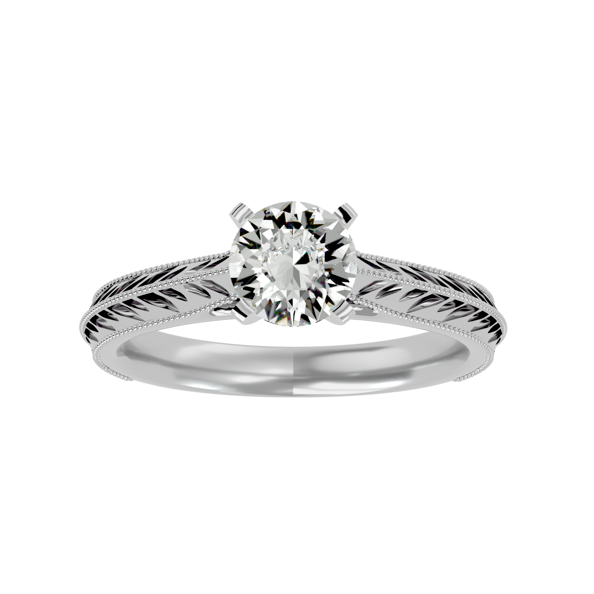 Poppy Single Solitaire Ring