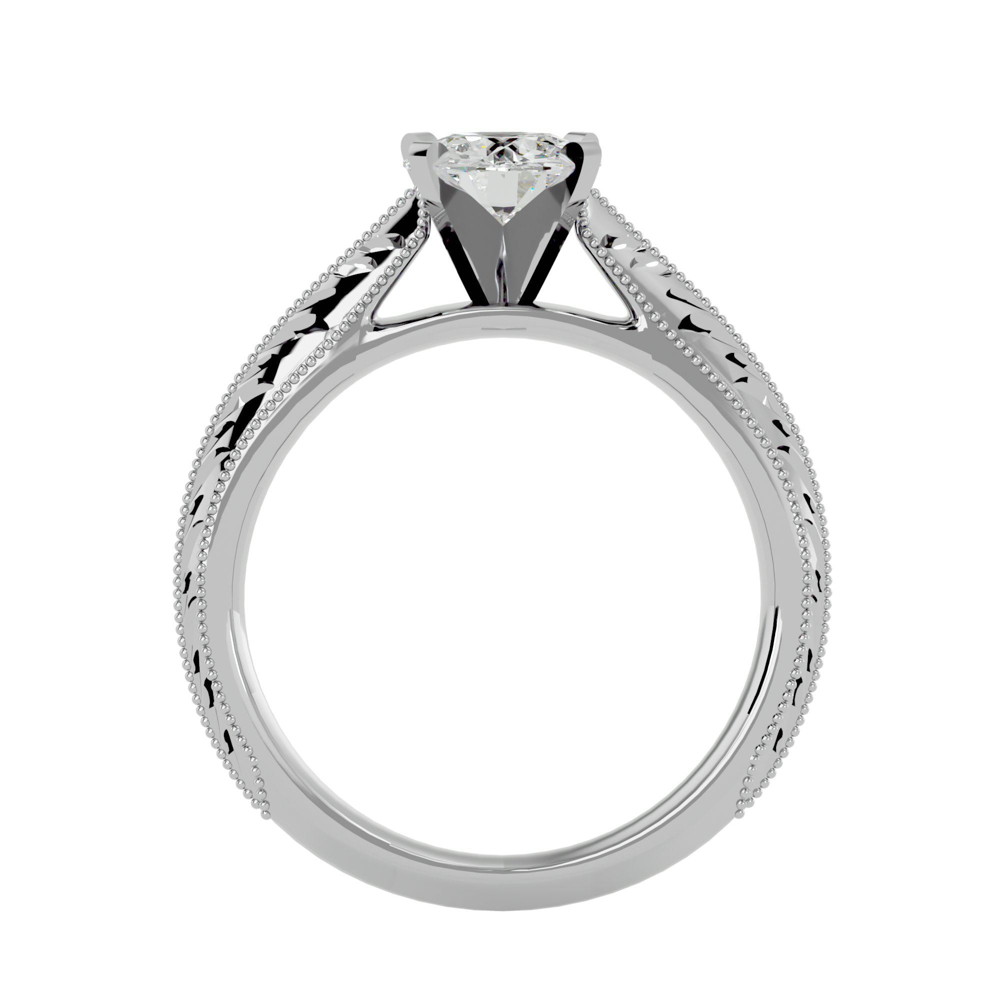 Poppy Single Solitaire Ring