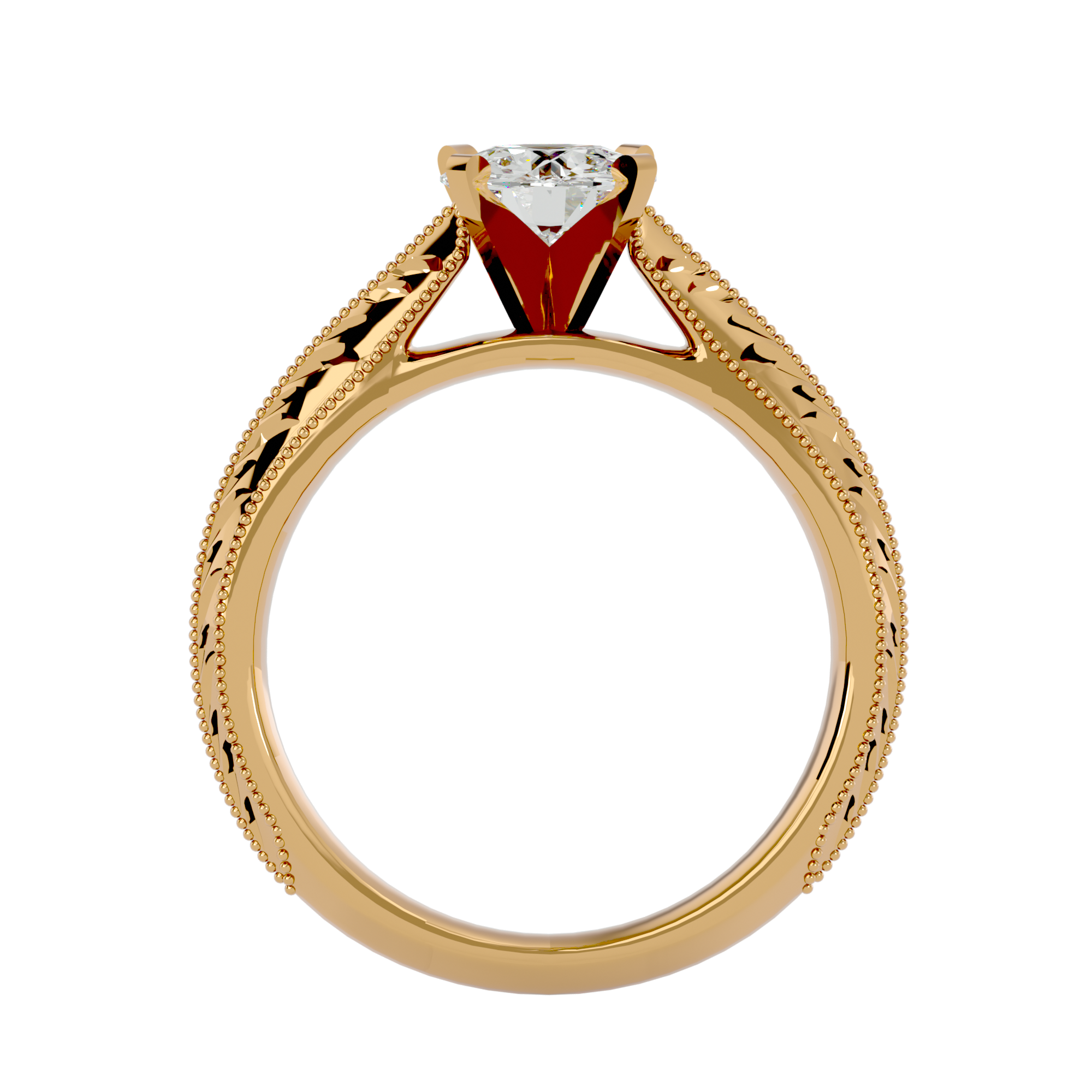 Poppy Single Solitaire Ring