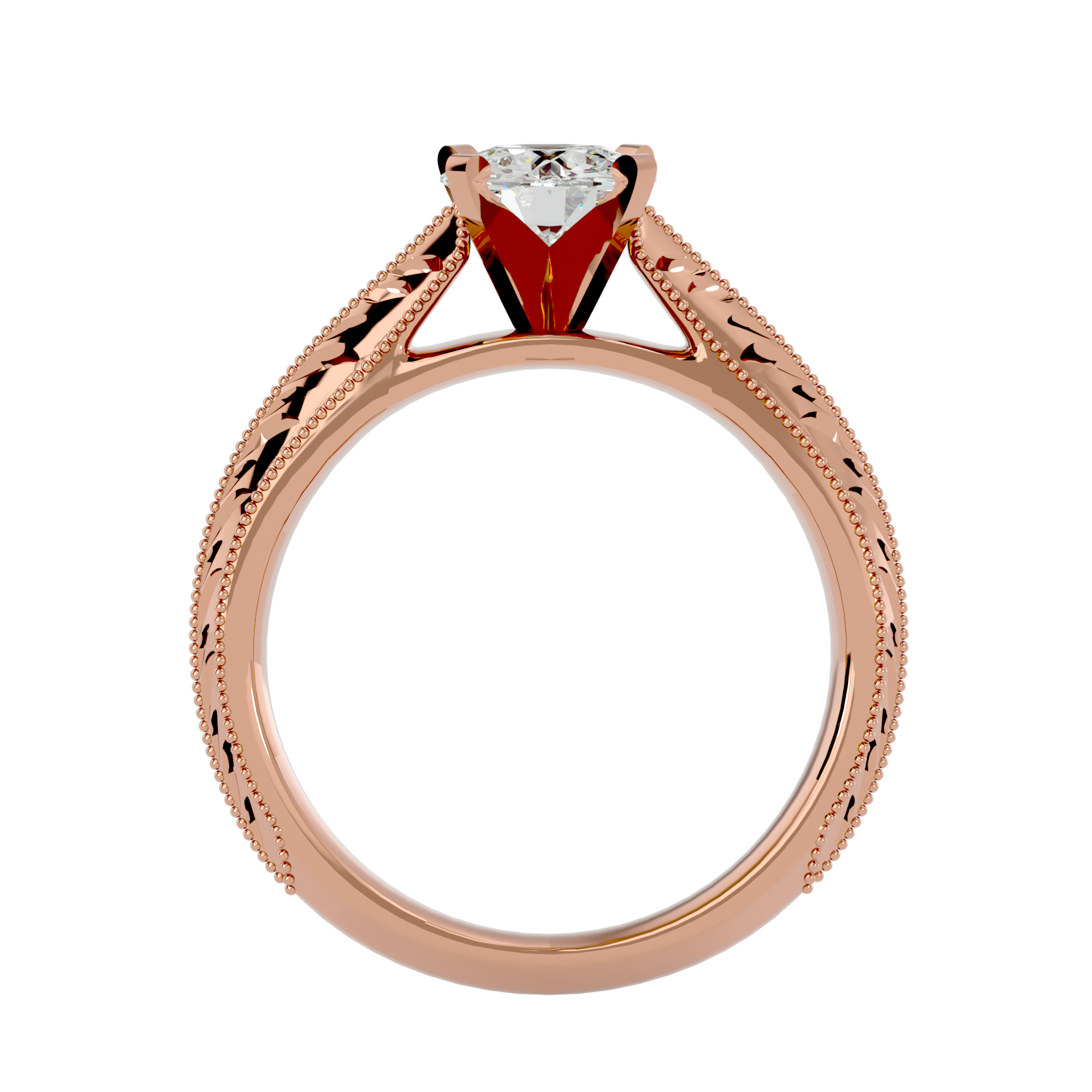 Poppy Single Solitaire Ring