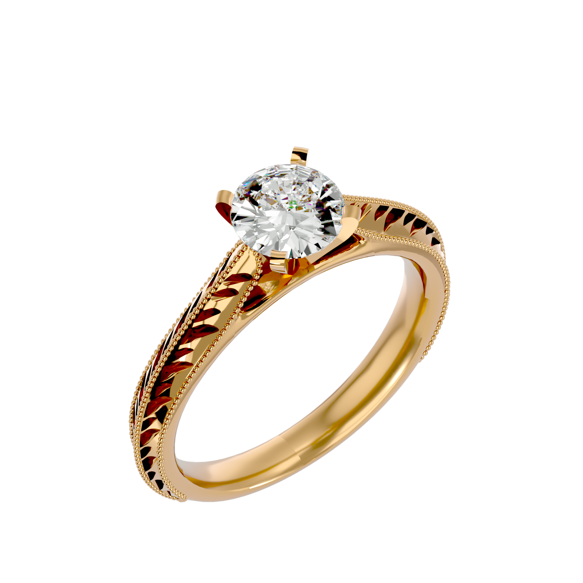 Poppy Single Solitaire Ring