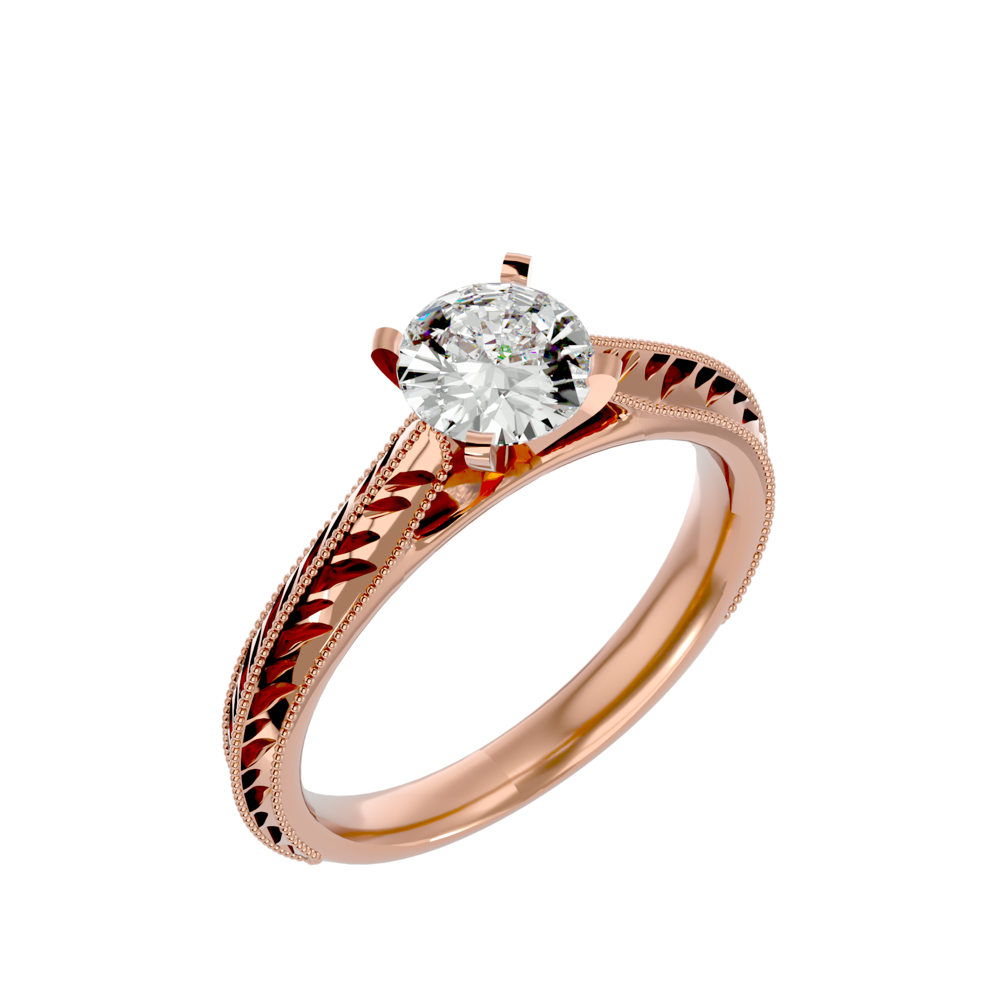 Poppy Single Solitaire Ring