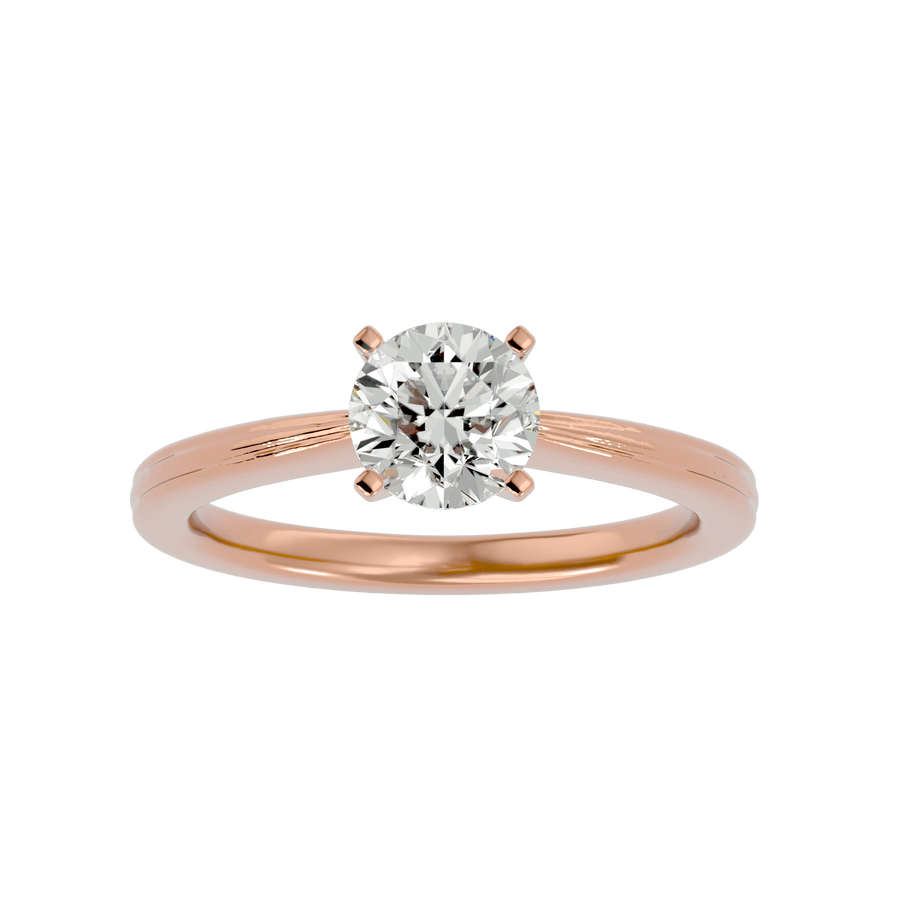 Lily Round Diamond Engagement Ring