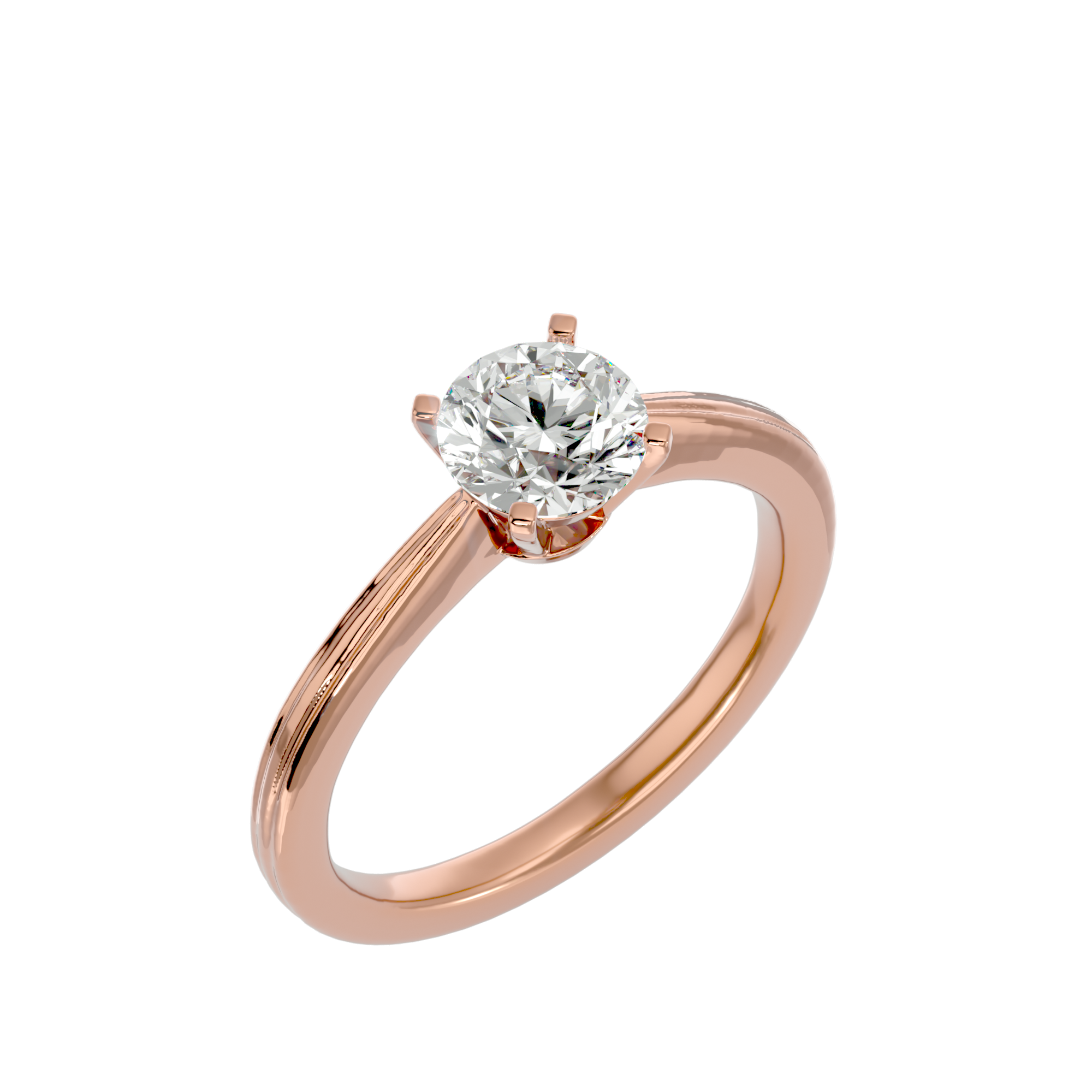 Lily Single Solitaire Ring