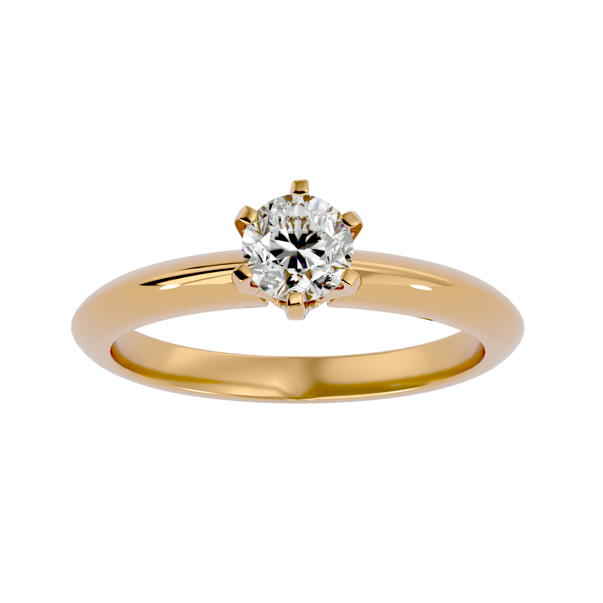 Ariel Single Solitaire Ring