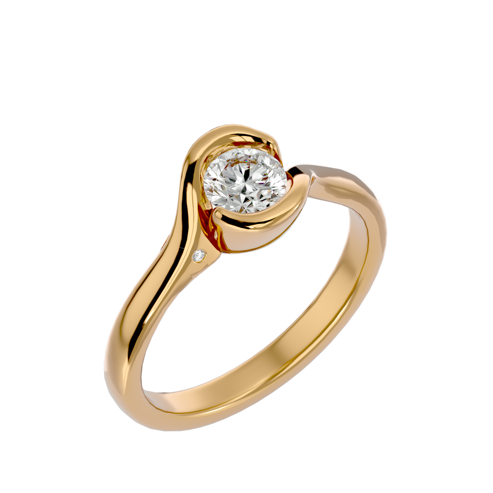 Marina Single Solitaire Ring