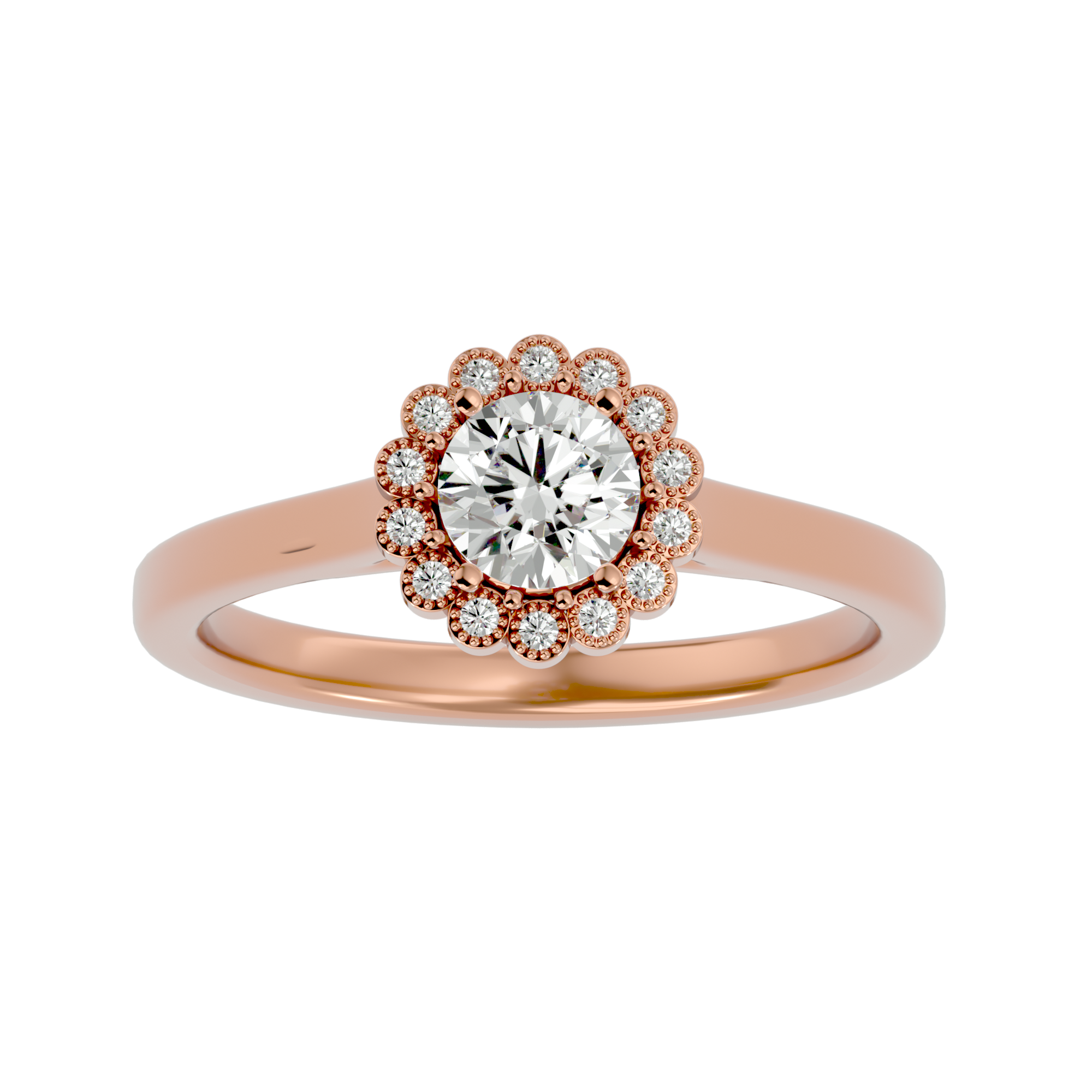 Robin Diamond Halo Ring