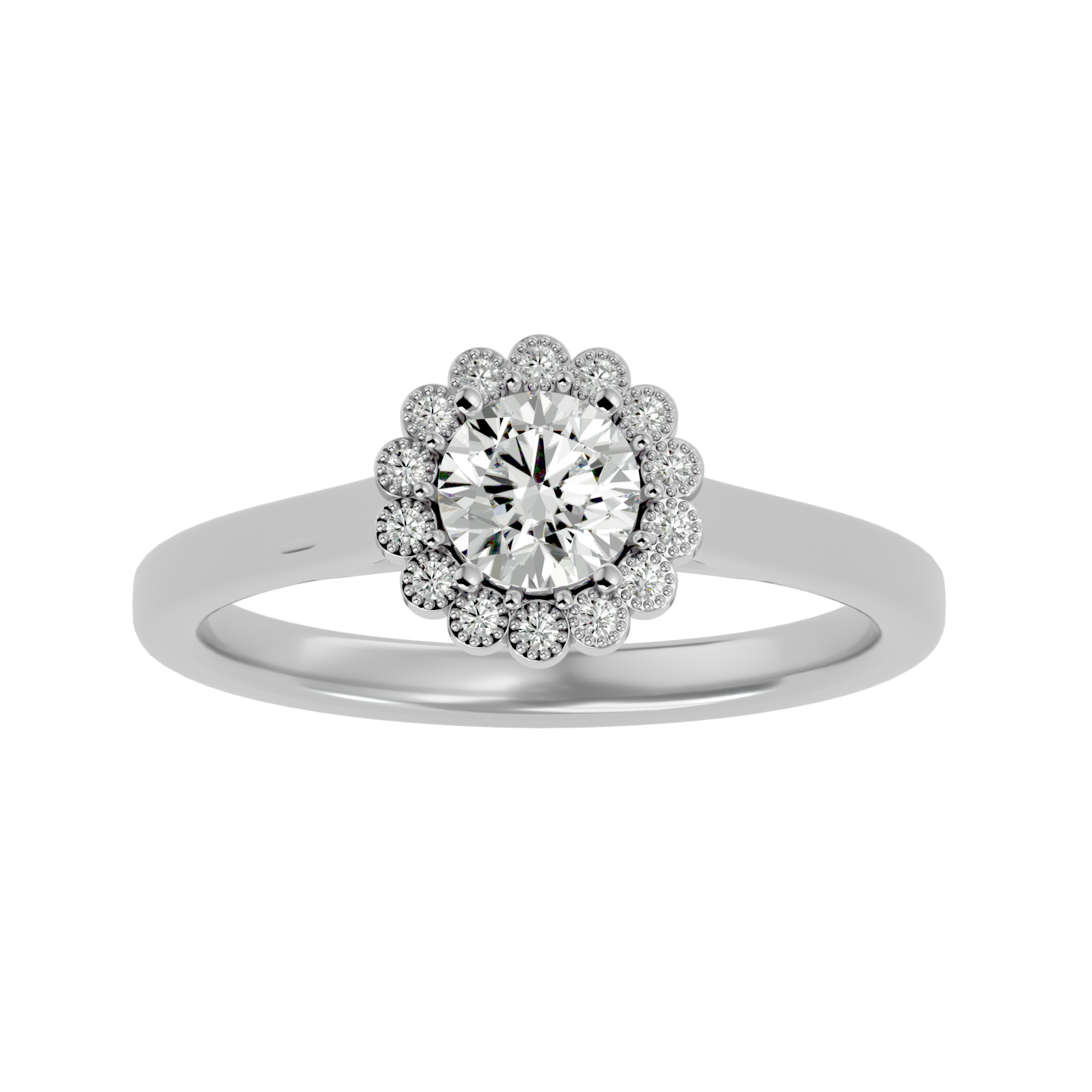 Robin Diamond Halo Ring