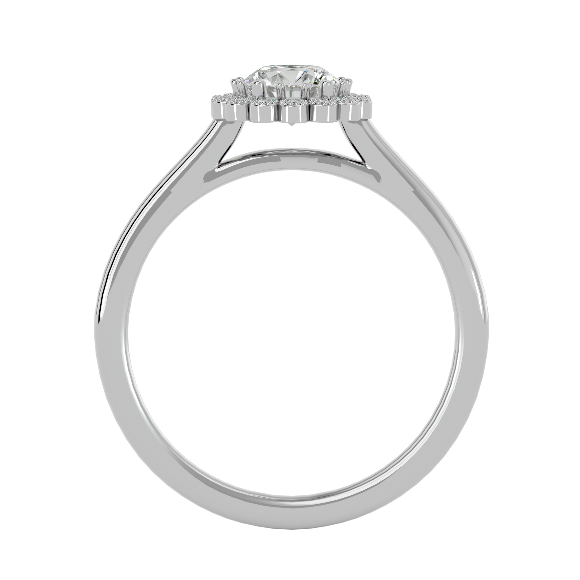 Robin Diamond Halo Ring