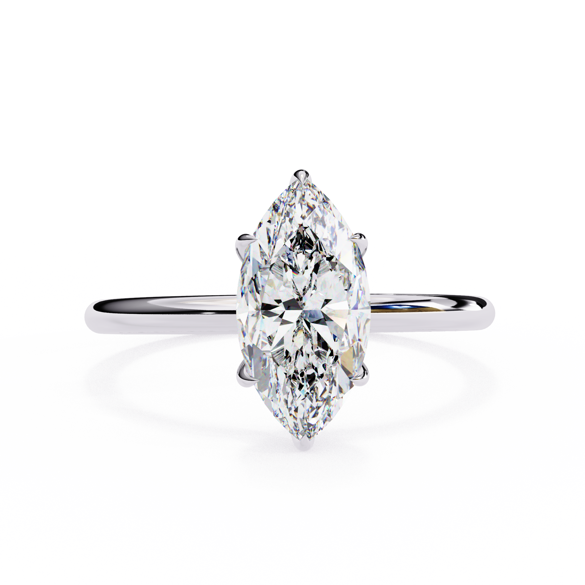 1 carat marquese diamond ring