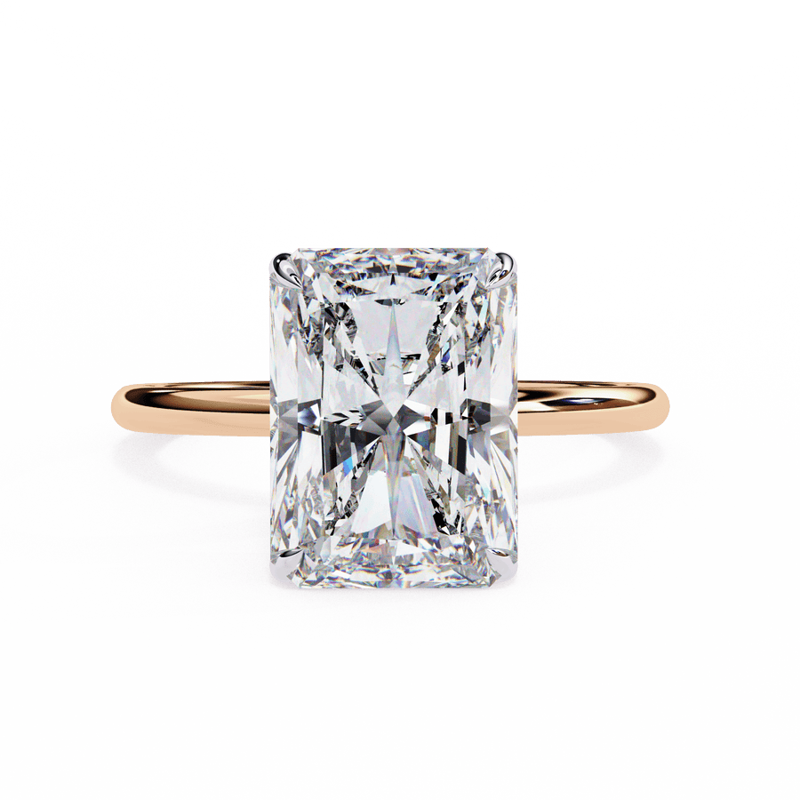 2 Carat Radiant Cut Solitaire Diamond Ring