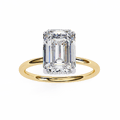 2 Carat Emerald Cut Diamond Solitaire Ring