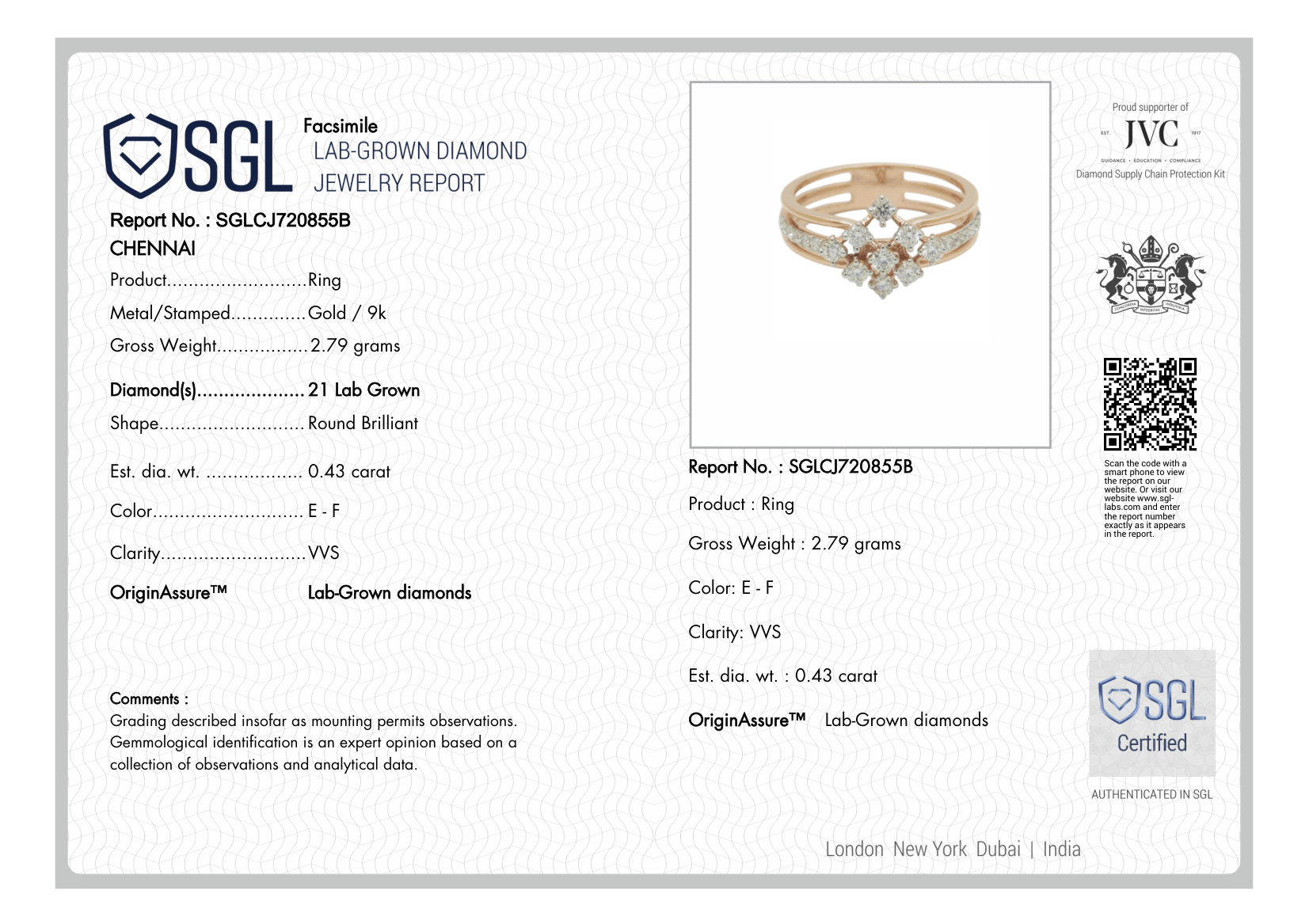 The Elara Multi Row Diamond Ring