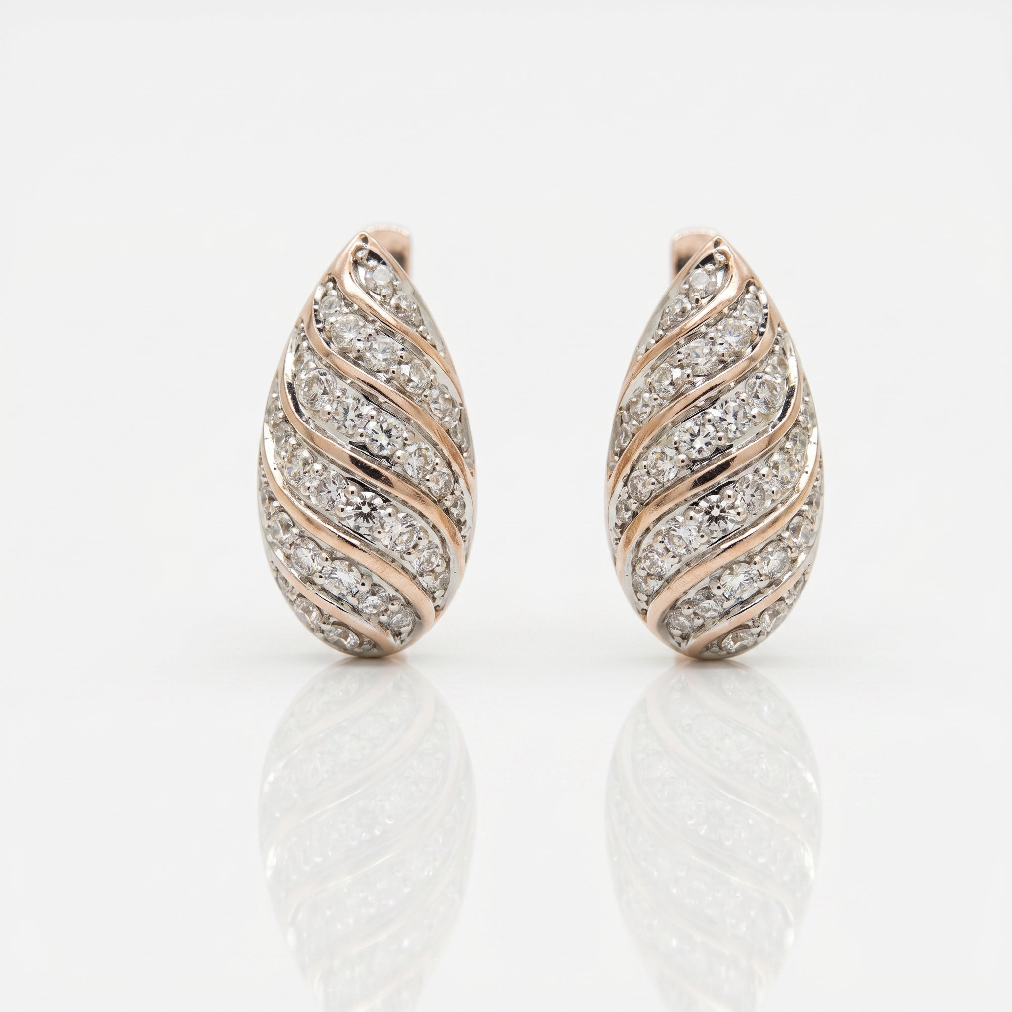 The Astraea Essence Diamond Stud Jhumka
