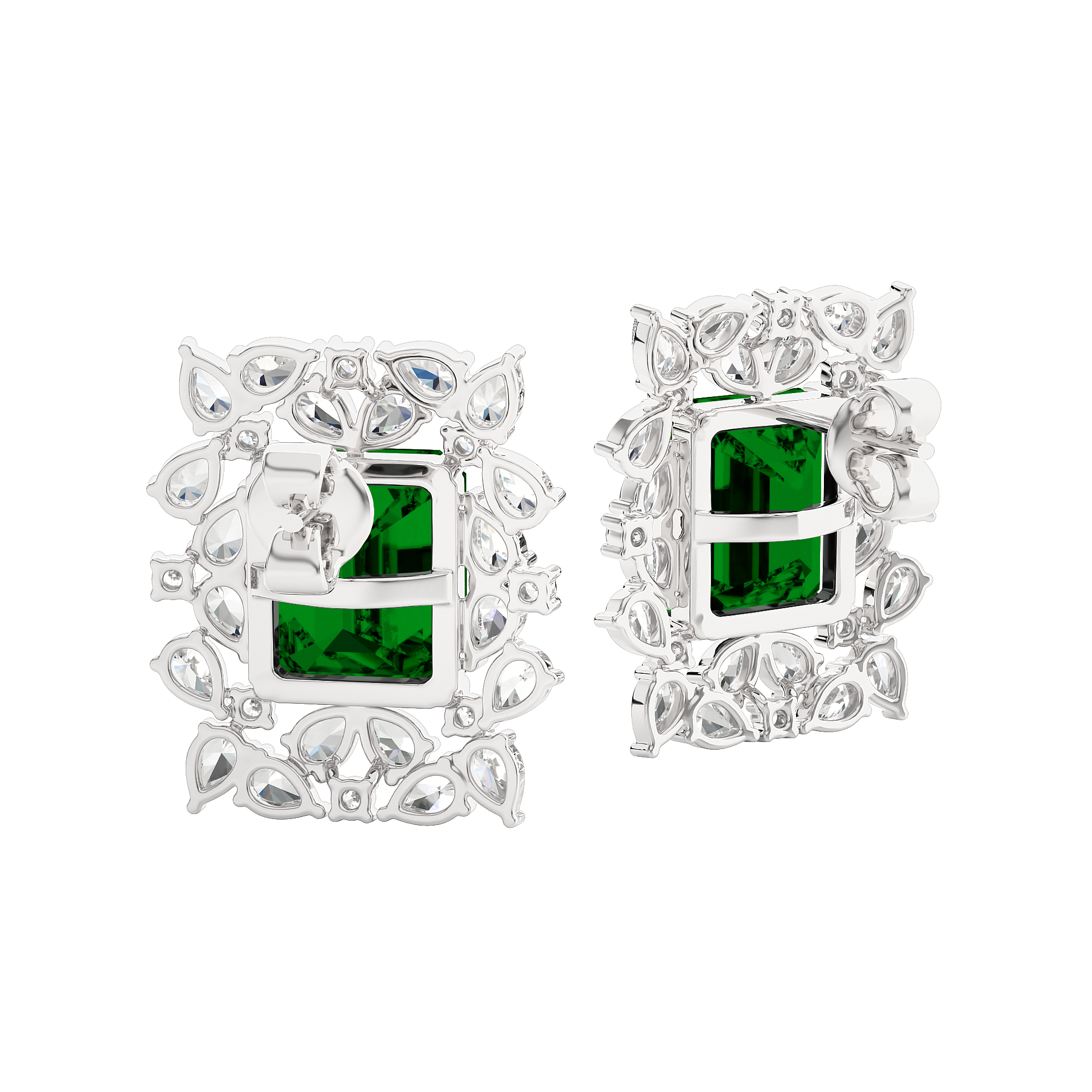 Rayne Diamond Gemstone Earrings