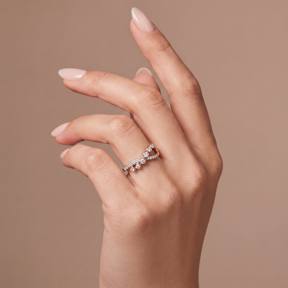Elowen Infinity Lab Grown Diamond Ring