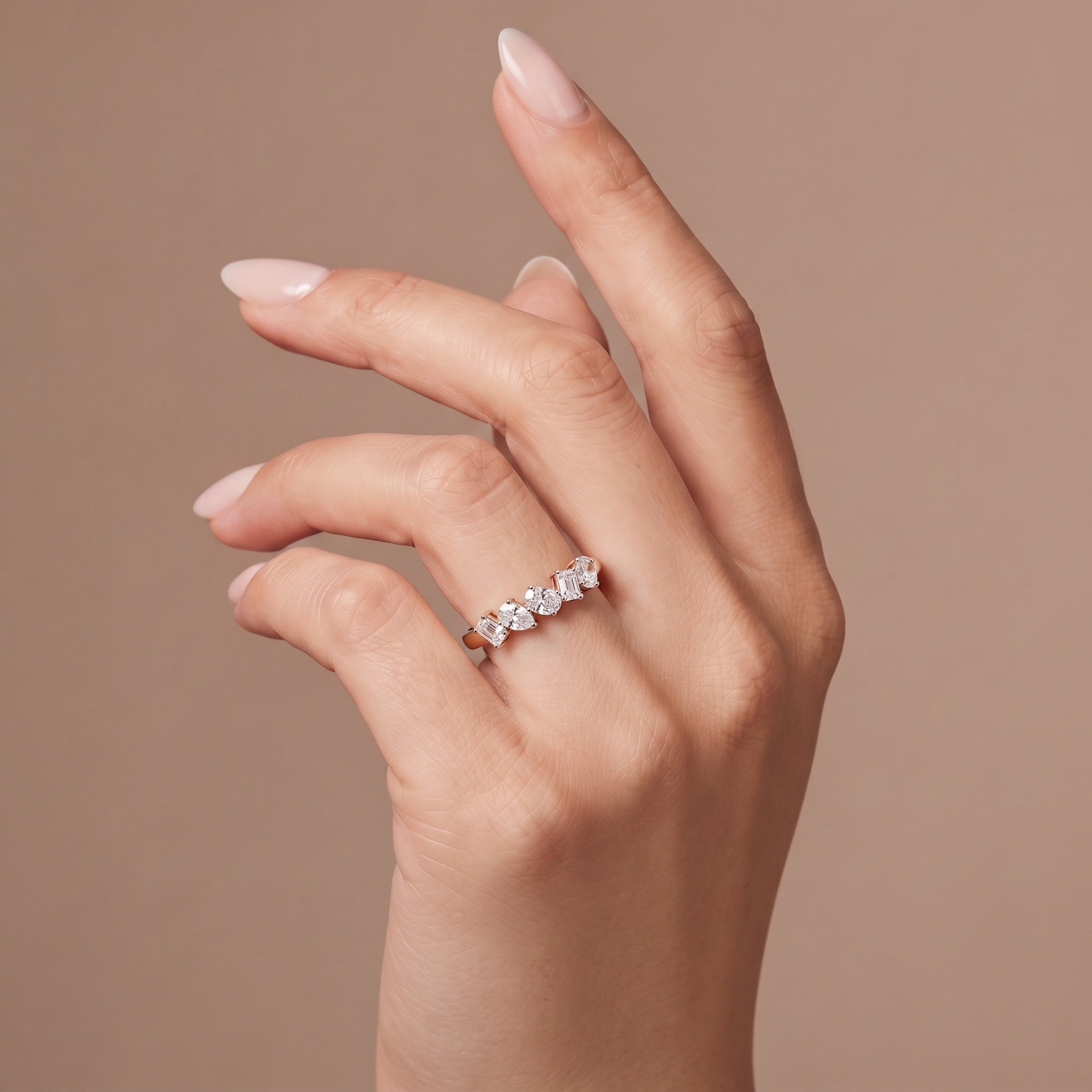 Multishape Solitaire Lab Grown Diamond Ring