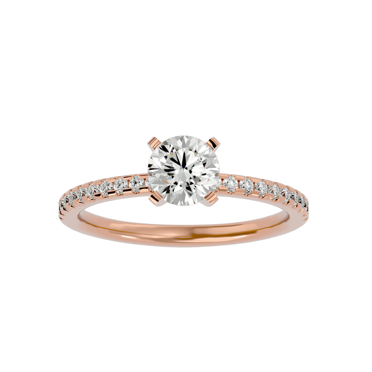 Courtney Diamond Solitaire Ring