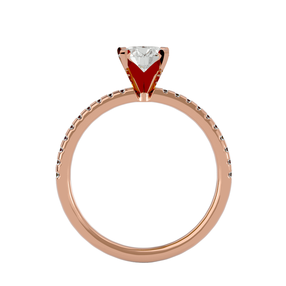 Courtney Diamond Solitaire Ring
