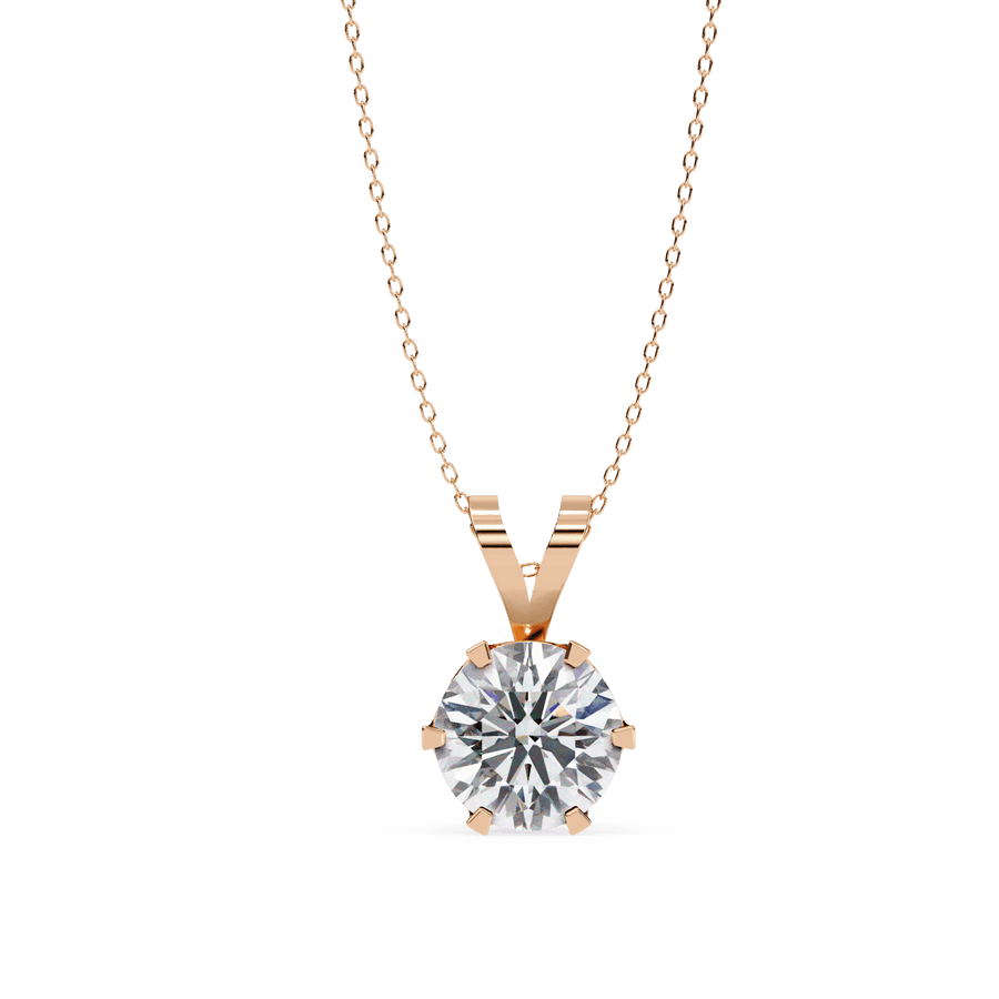 1 Carat lab grown diamond pendant – product image 2