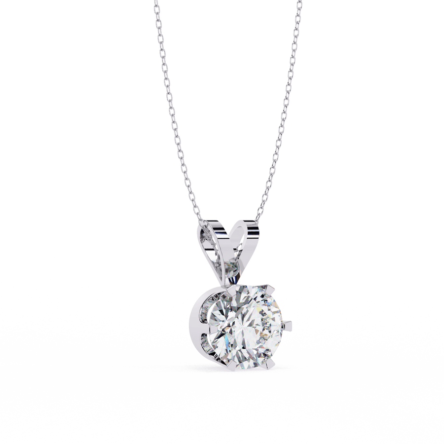 1 Carat lab grown diamond pendant – product image 5