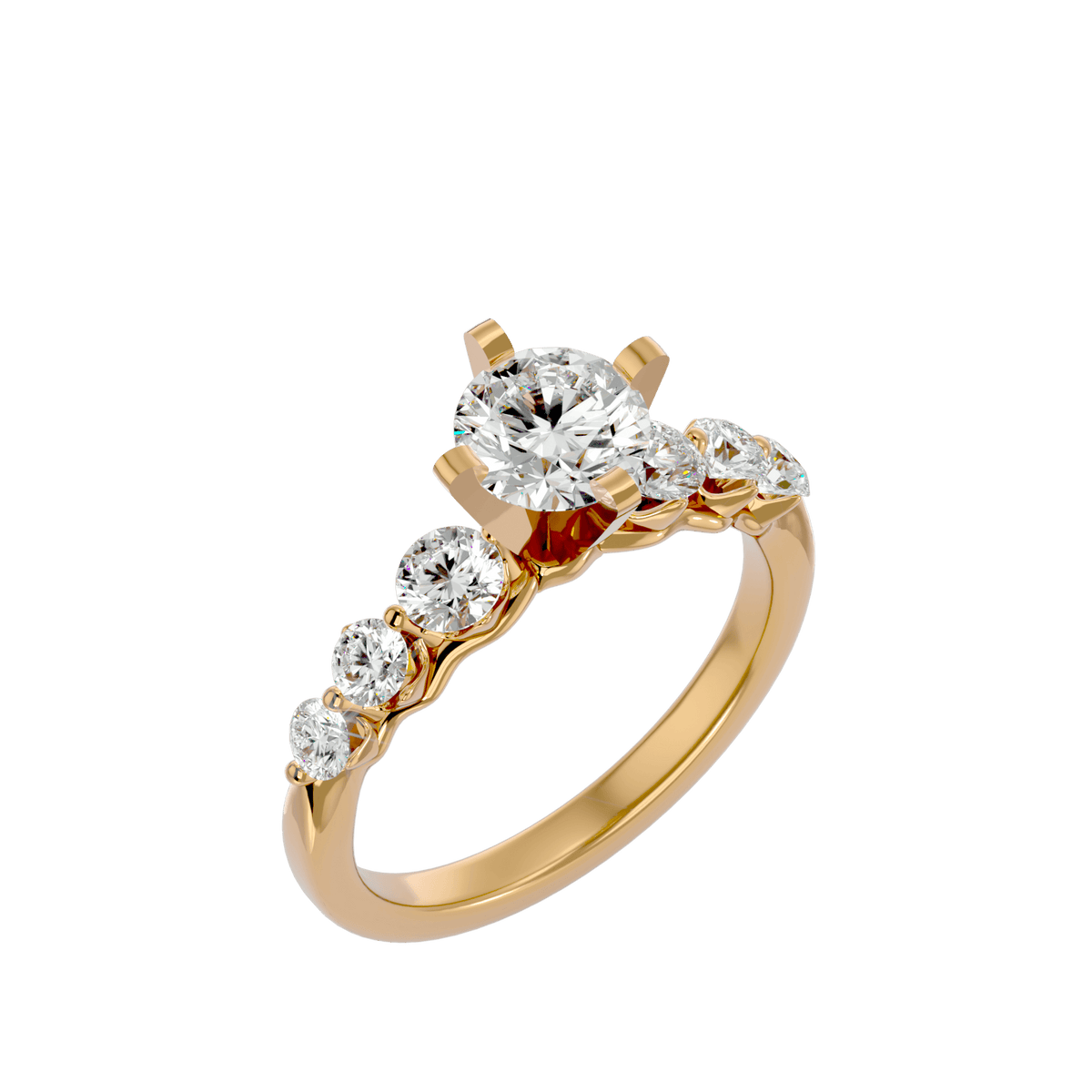 Alisha Diamond Solitaire Ring – product image 1