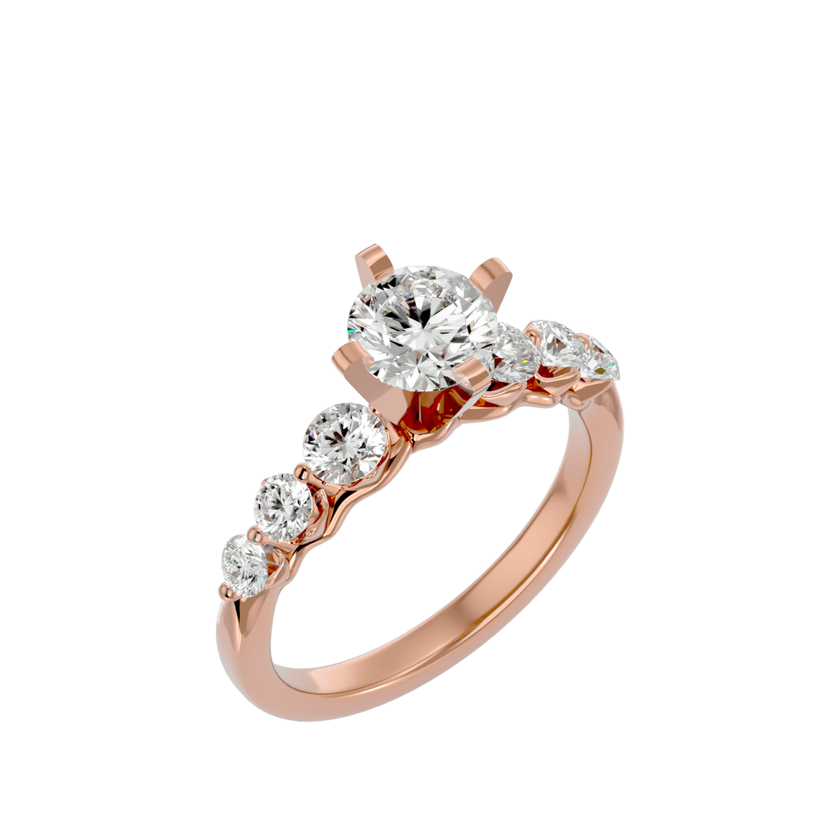 Alisha Diamond Solitaire Ring – product image 2