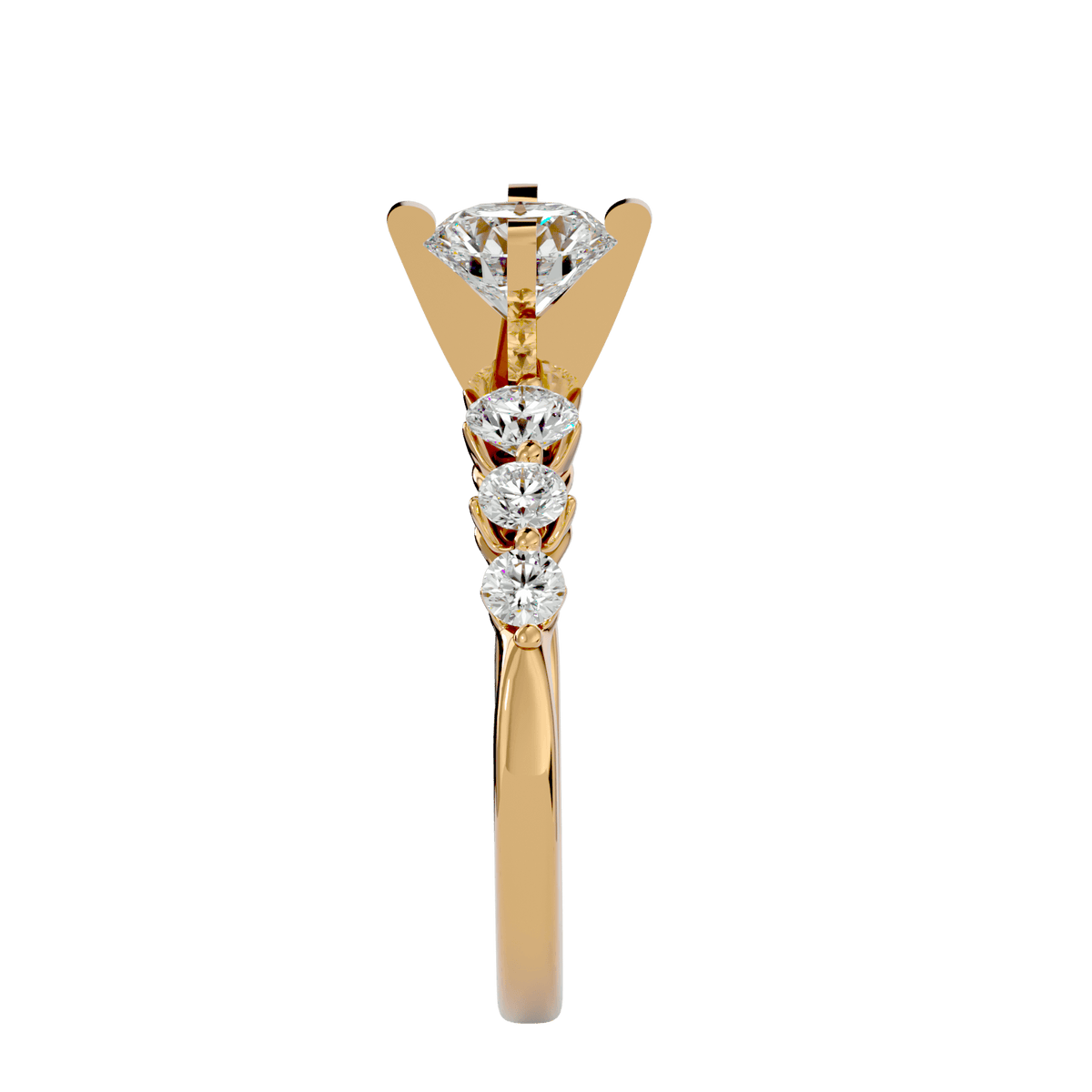 Alisha Diamond Solitaire Ring – product image 10