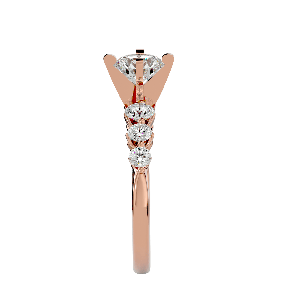 Alisha Diamond Solitaire Ring – product image 11