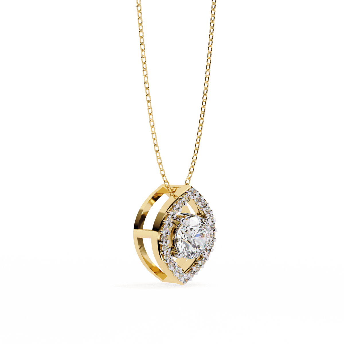 Allegra Diamond Pendant – product image 9