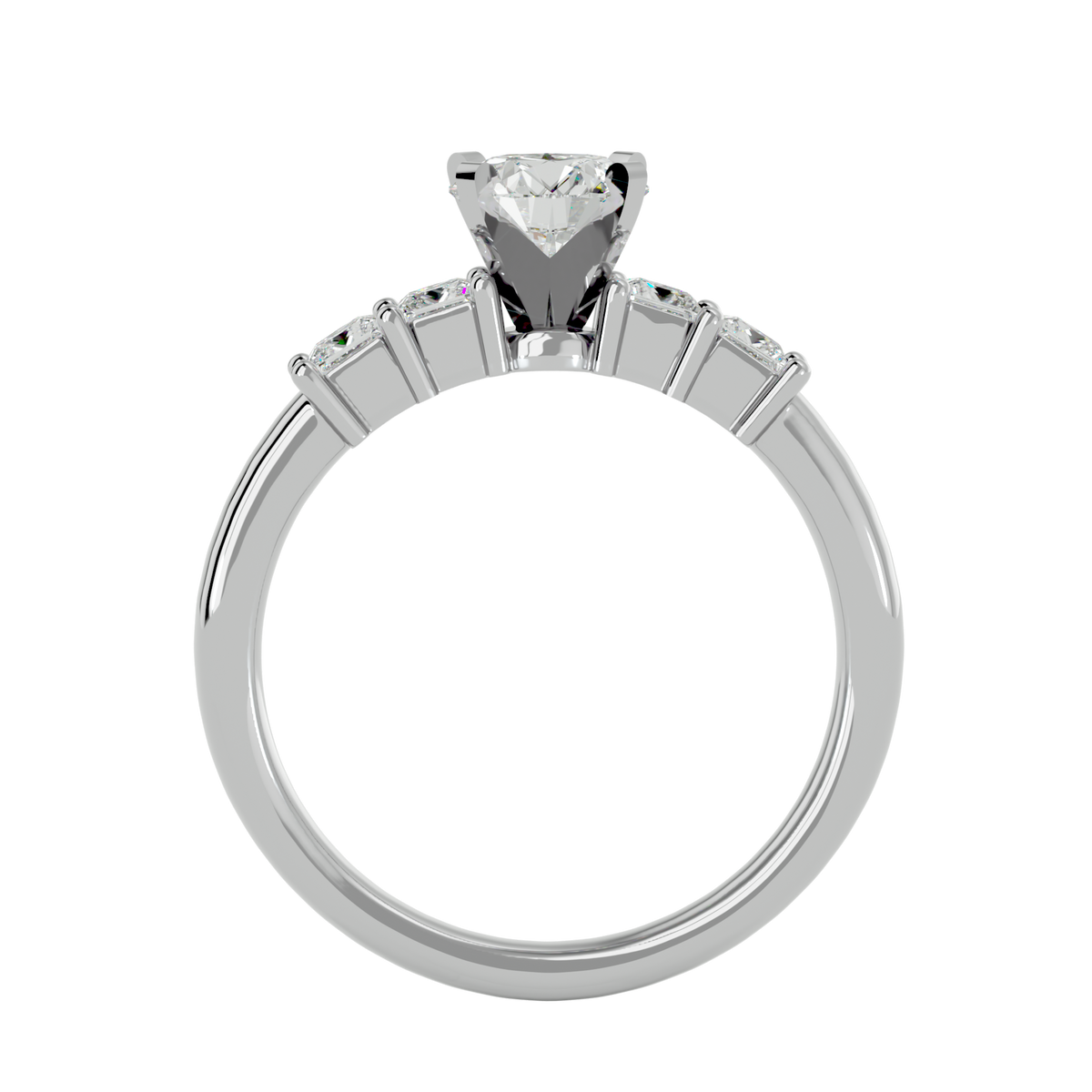 Alyssa Diamond Solitaire Ring – product image 5