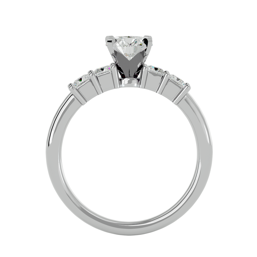 Alyssa Diamond Solitaire Ring – product image 5