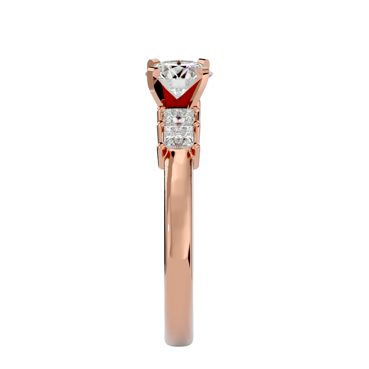 Alyssa Diamond Solitaire Ring – product image 9