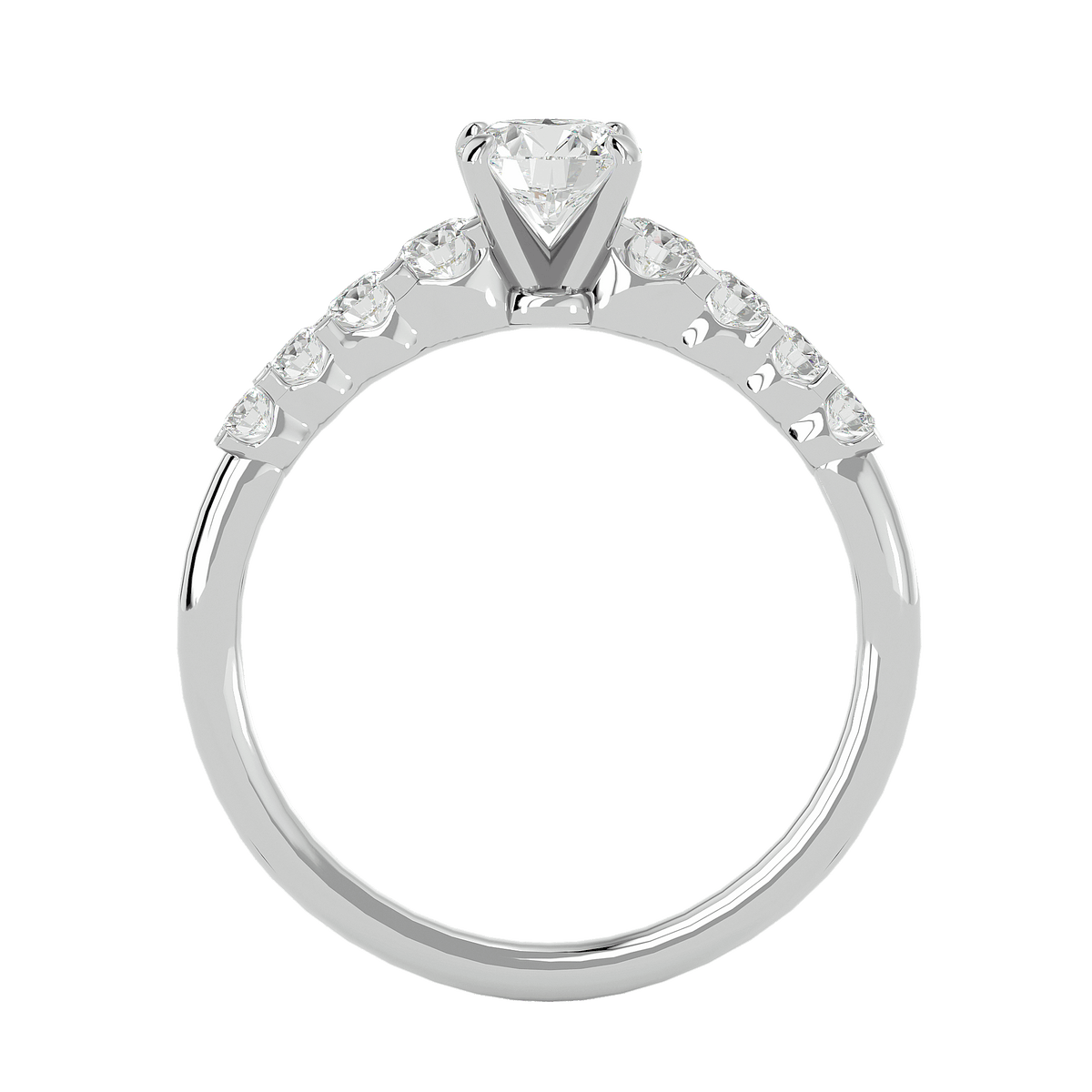 Clementine Diamond Solitaire Ring