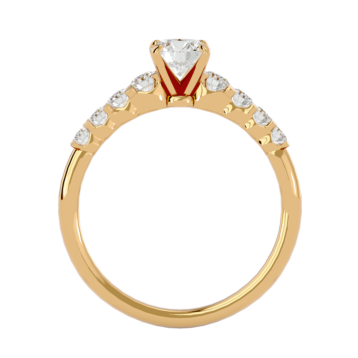 Clementine Diamond Solitaire Ring
