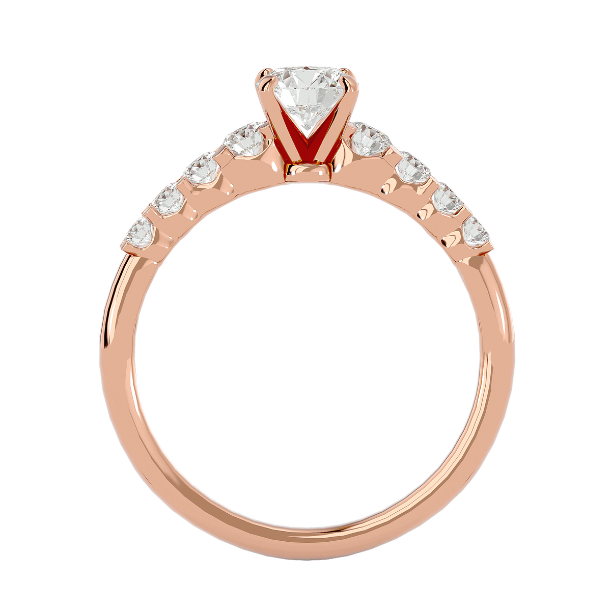 Clementine Diamond Solitaire Ring