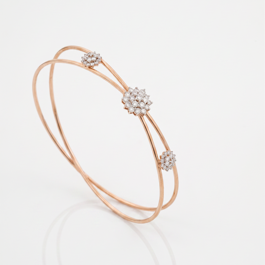 Bloom Trio Lab-Grown Diamond Bracelet